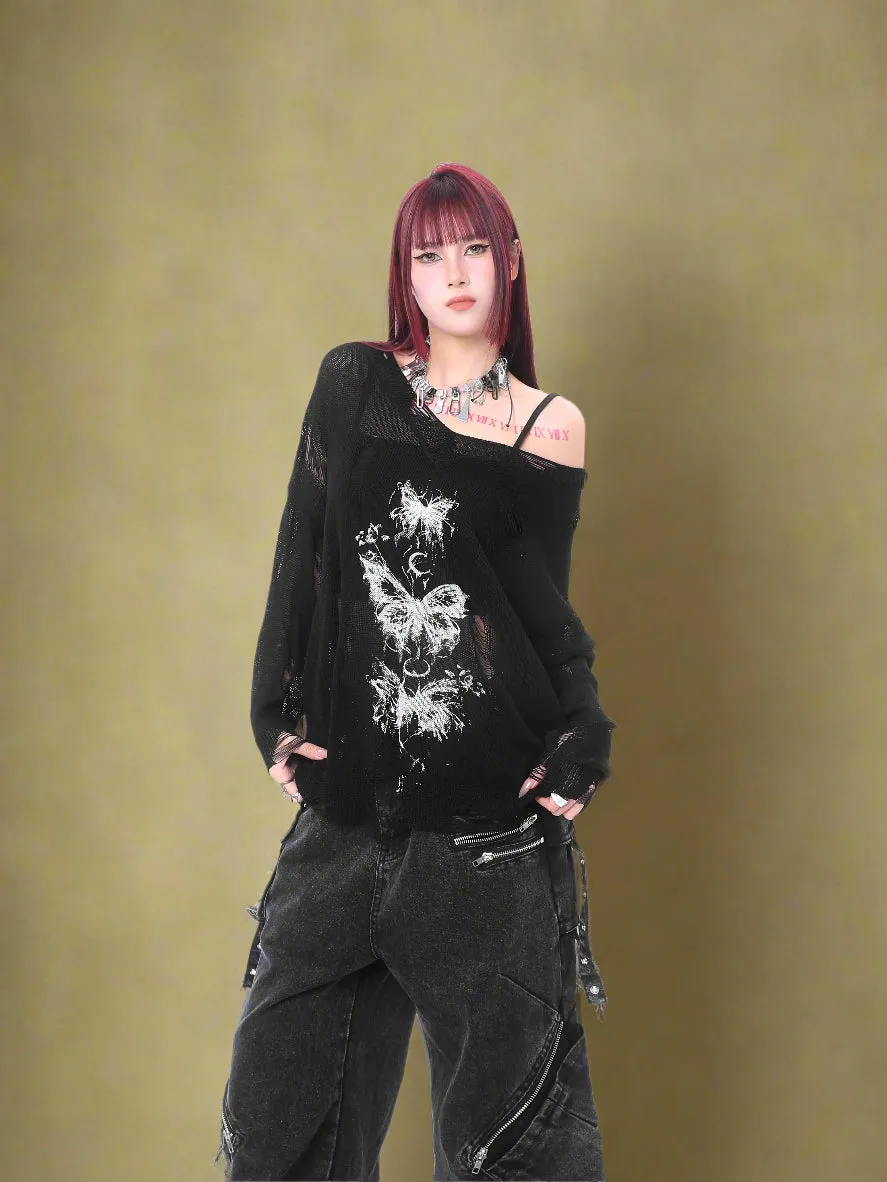 Fallen Butterfly Sweater