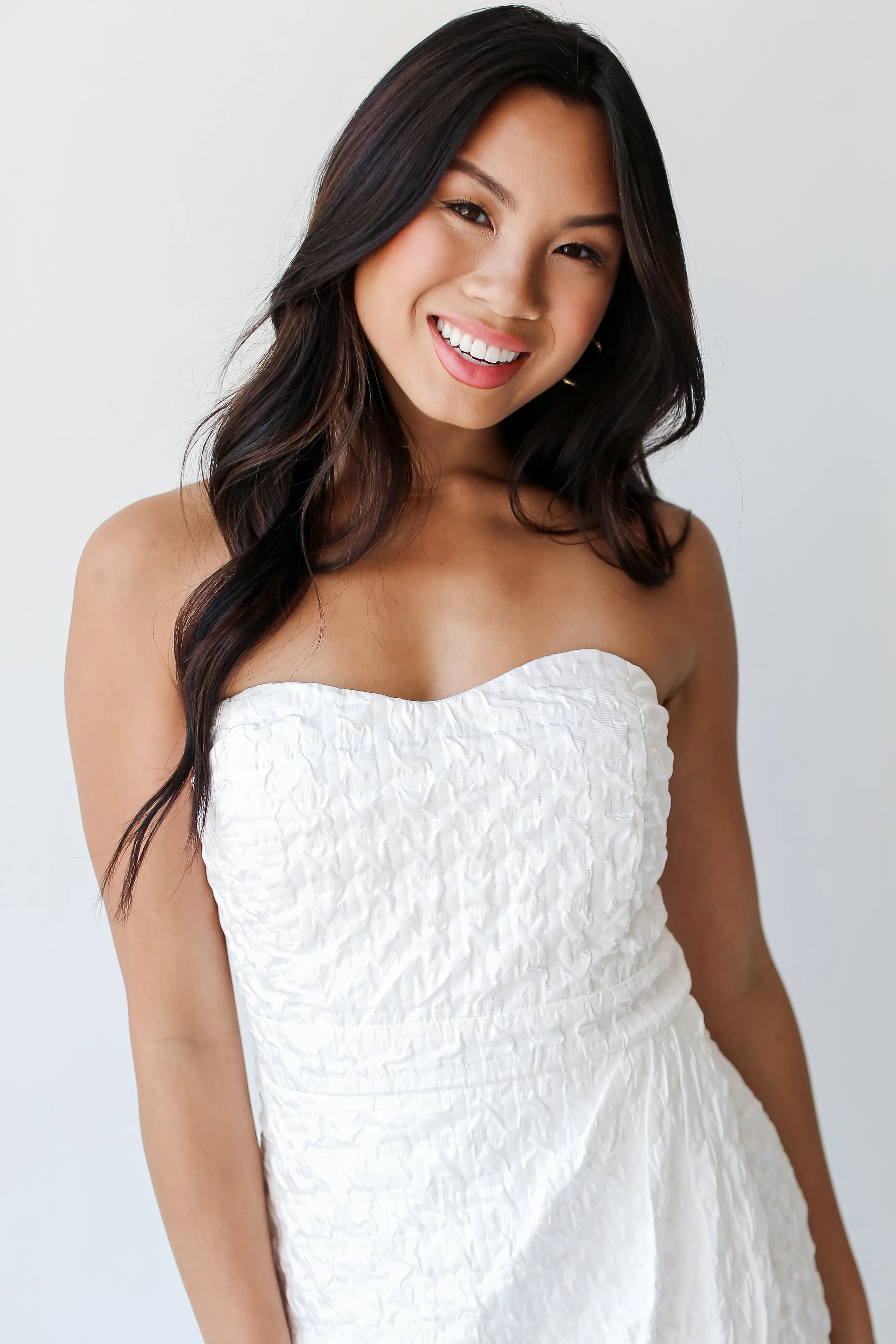 FINAL SALE - Perfect Night Strapless Mini Dress