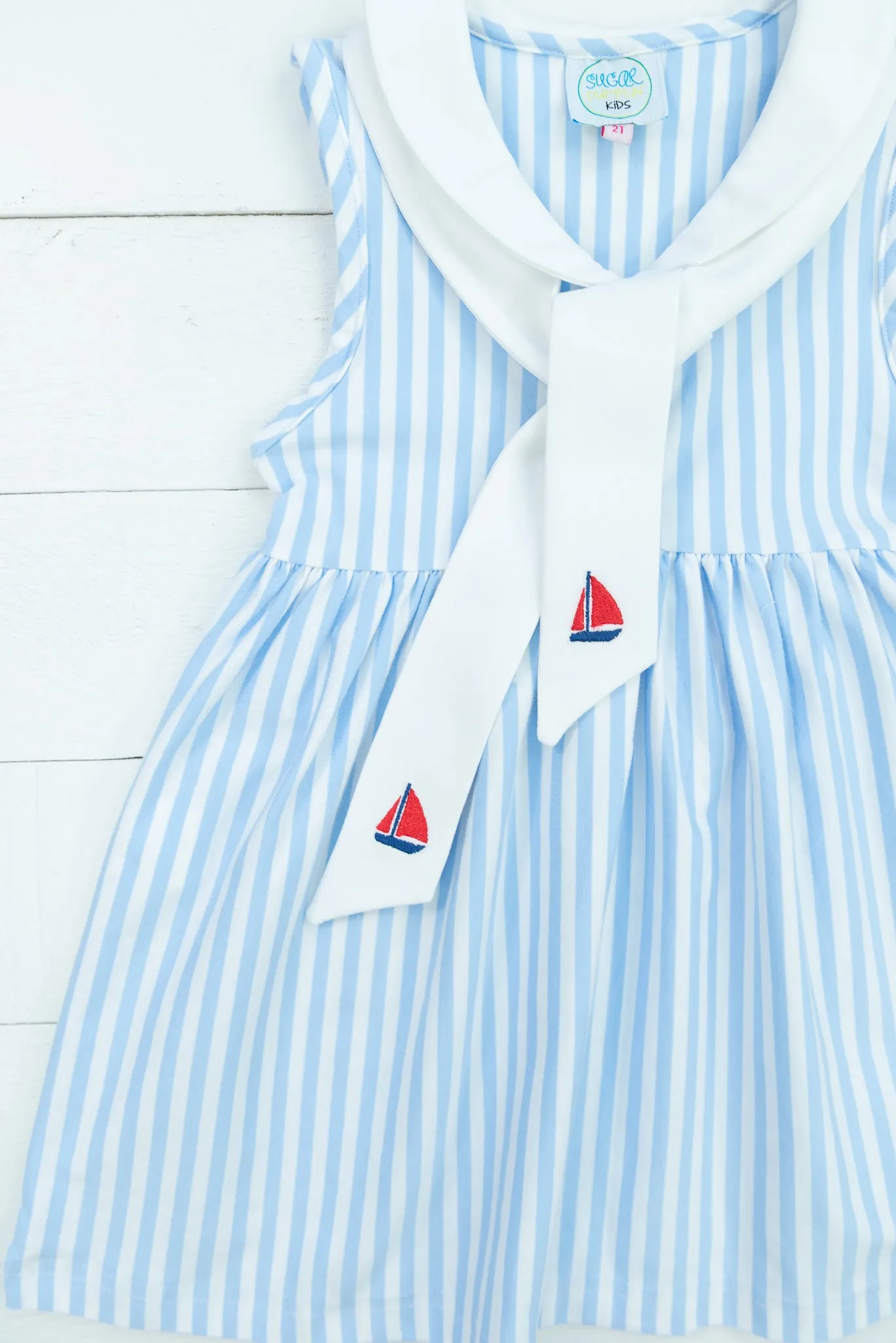 Girls Classic Sailboat Dress