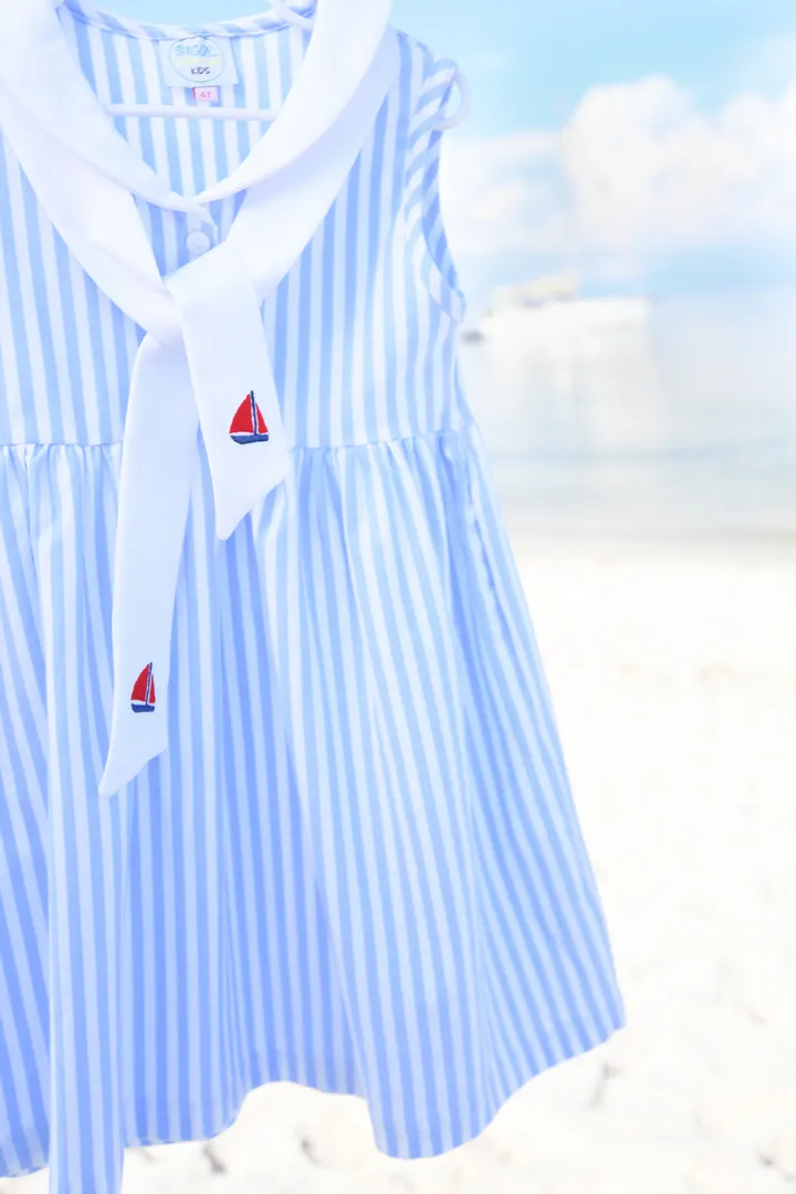 Girls Classic Sailboat Dress