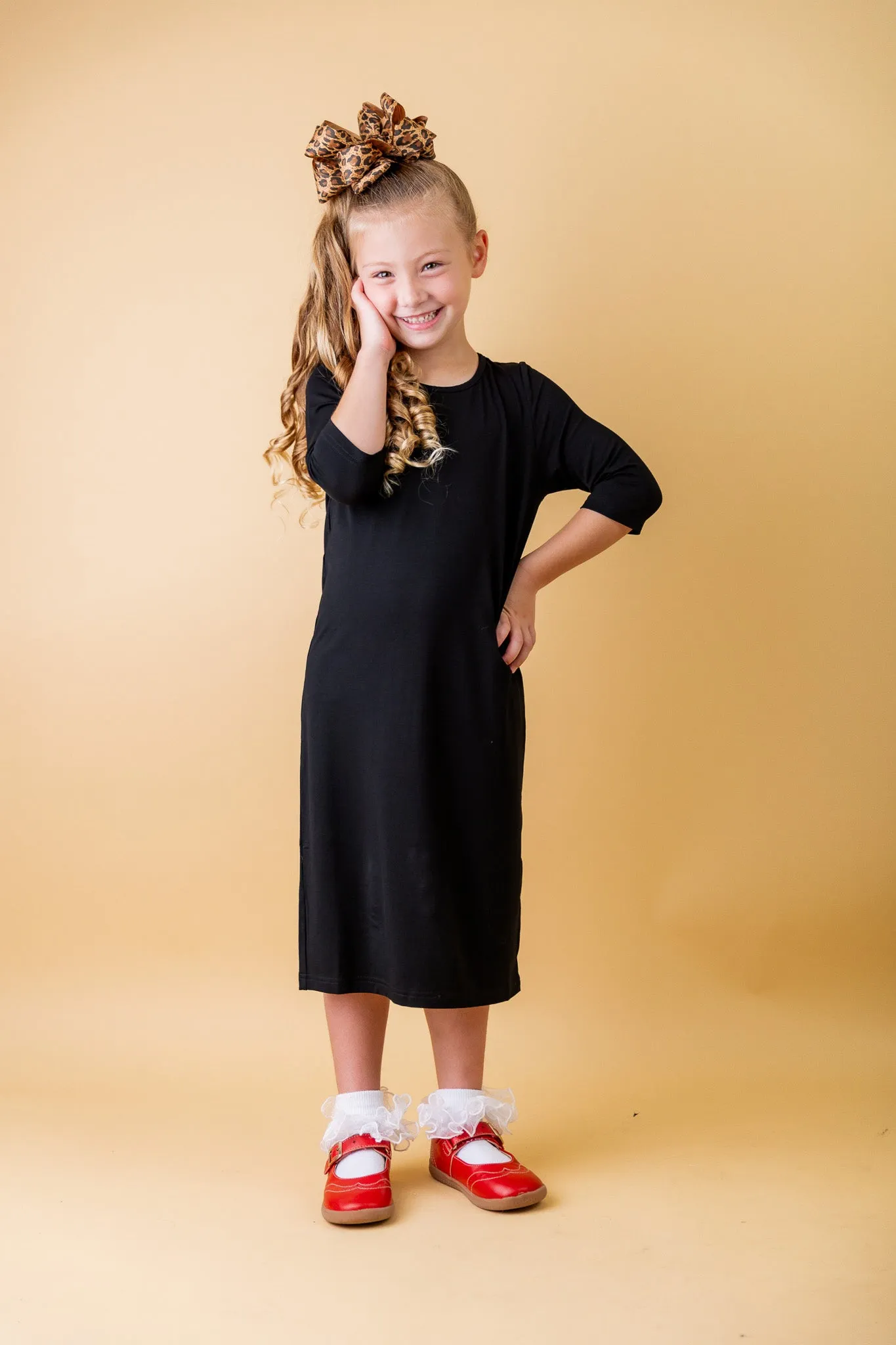 Girls' Midi Layering Dress