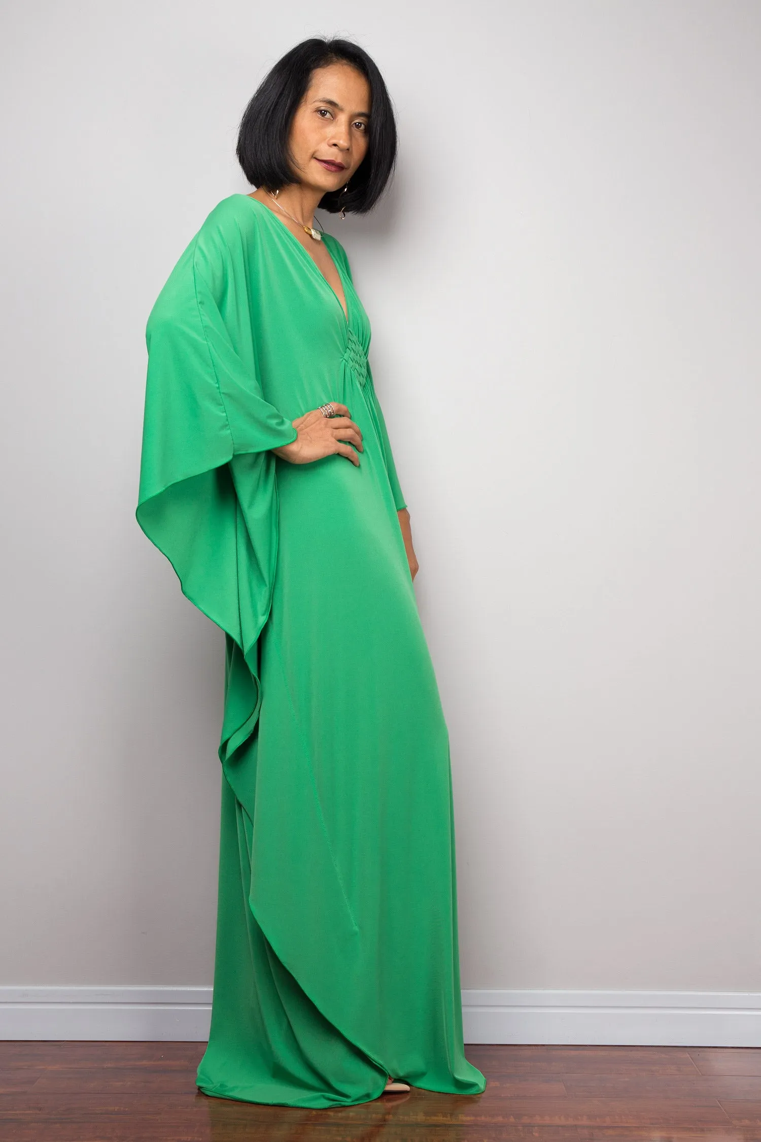 Green kaftan