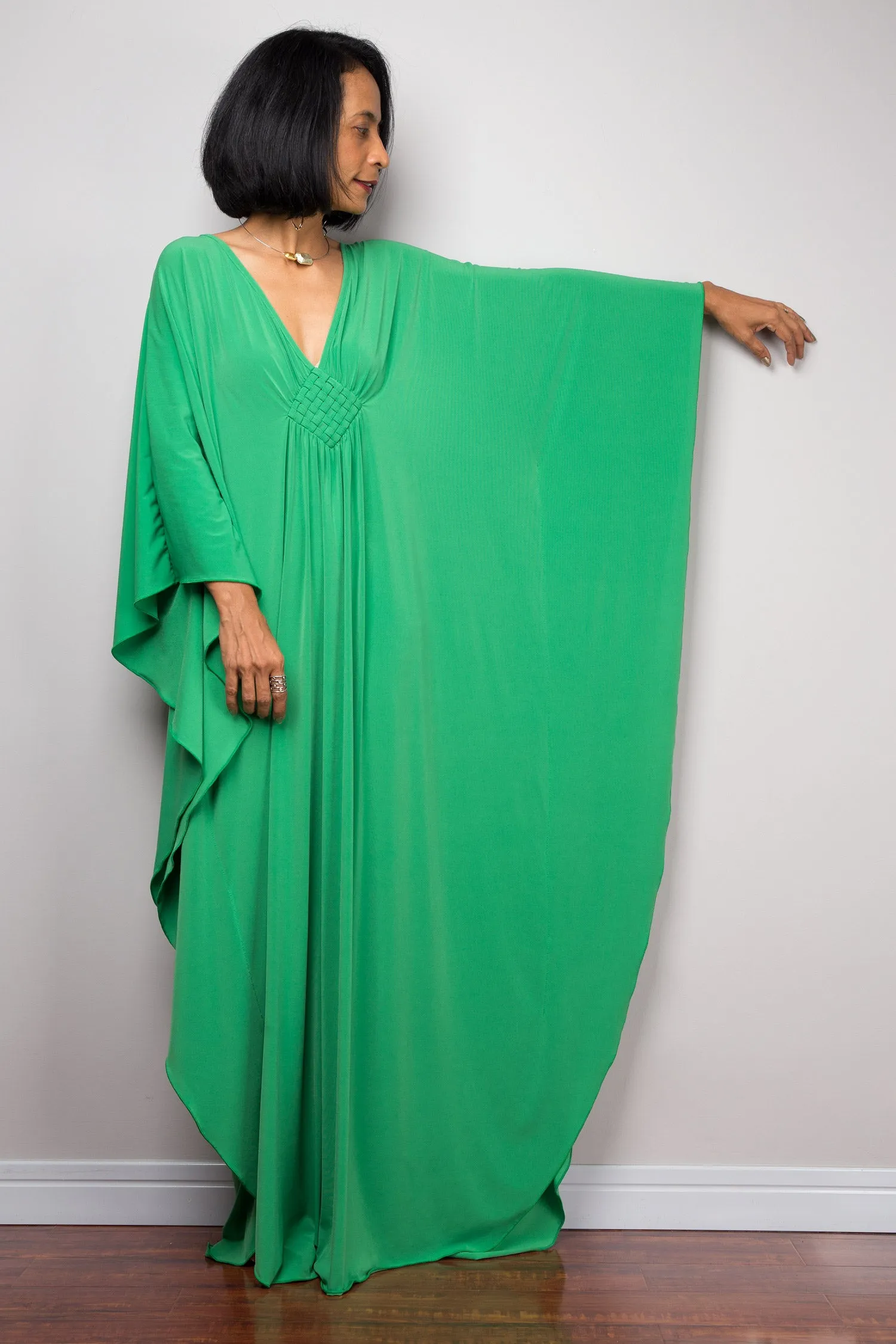 Green kaftan