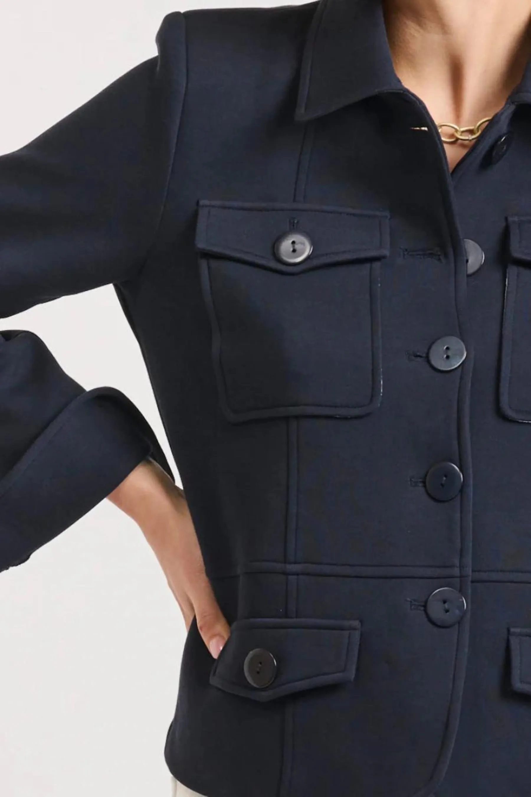 Hemming Scuba Jacket | French Navy