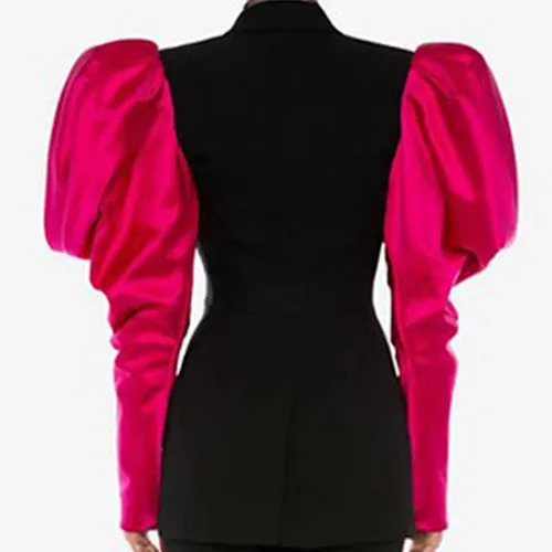 High Expectations Puff Sleeves Blazer