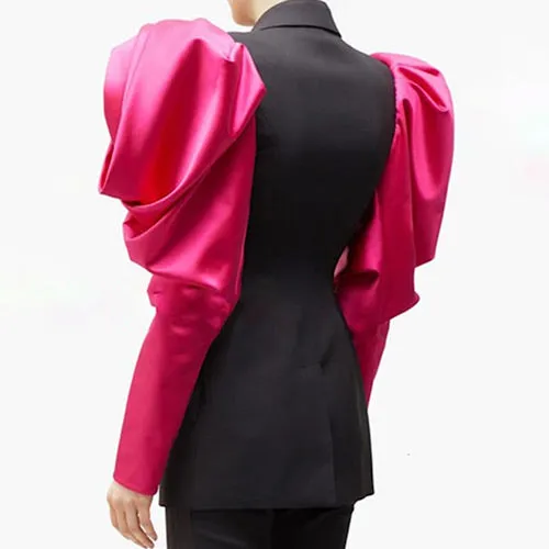 High Expectations Puff Sleeves Blazer