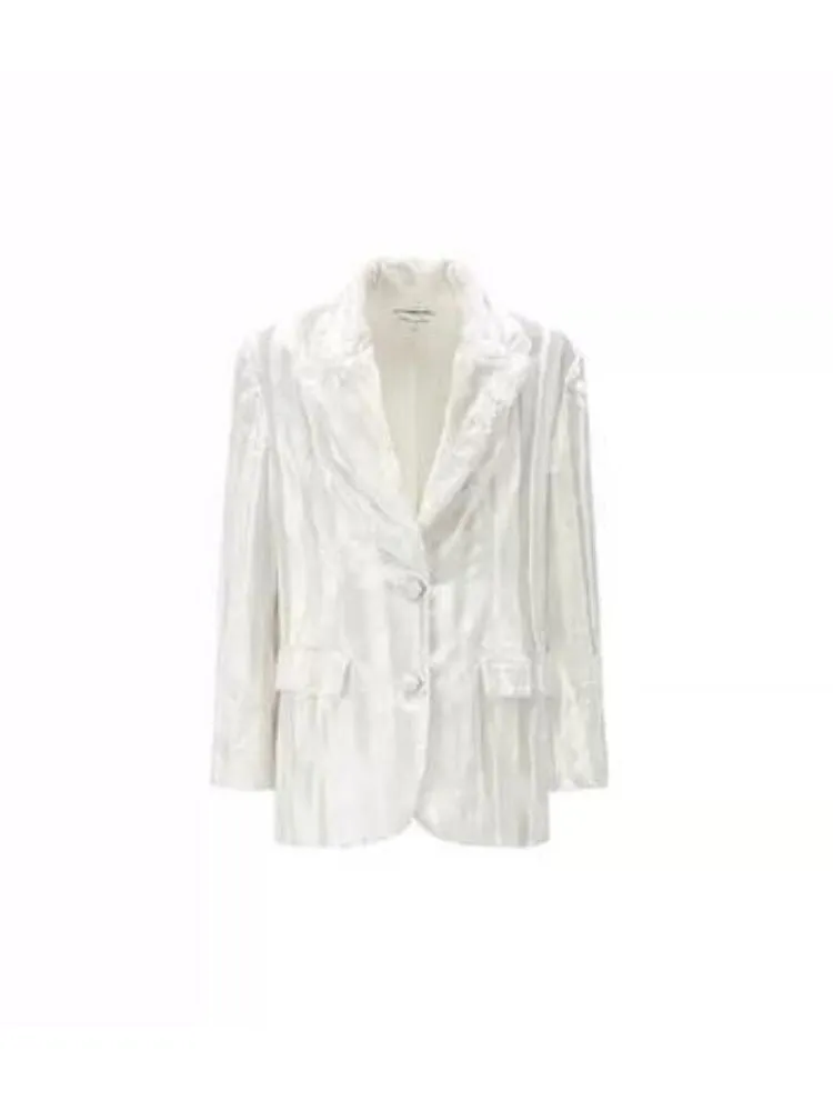 High quality plush blazer【s0000004126】