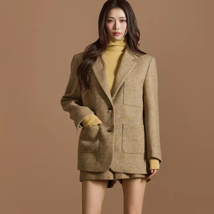 J2564 Quilted Wool Jacket