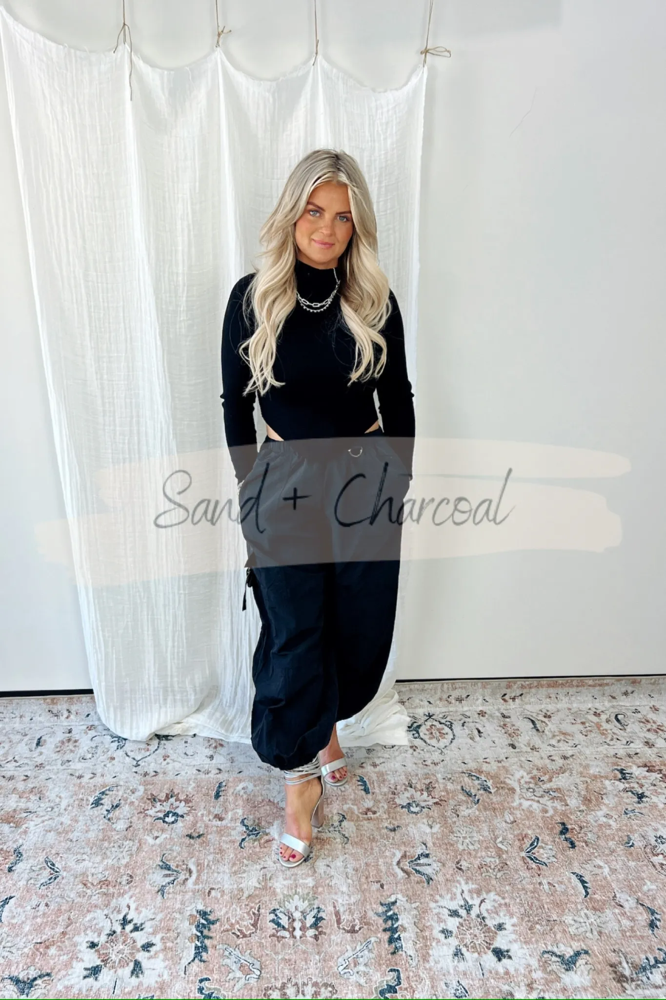 Kate Nylon Cargo Pants