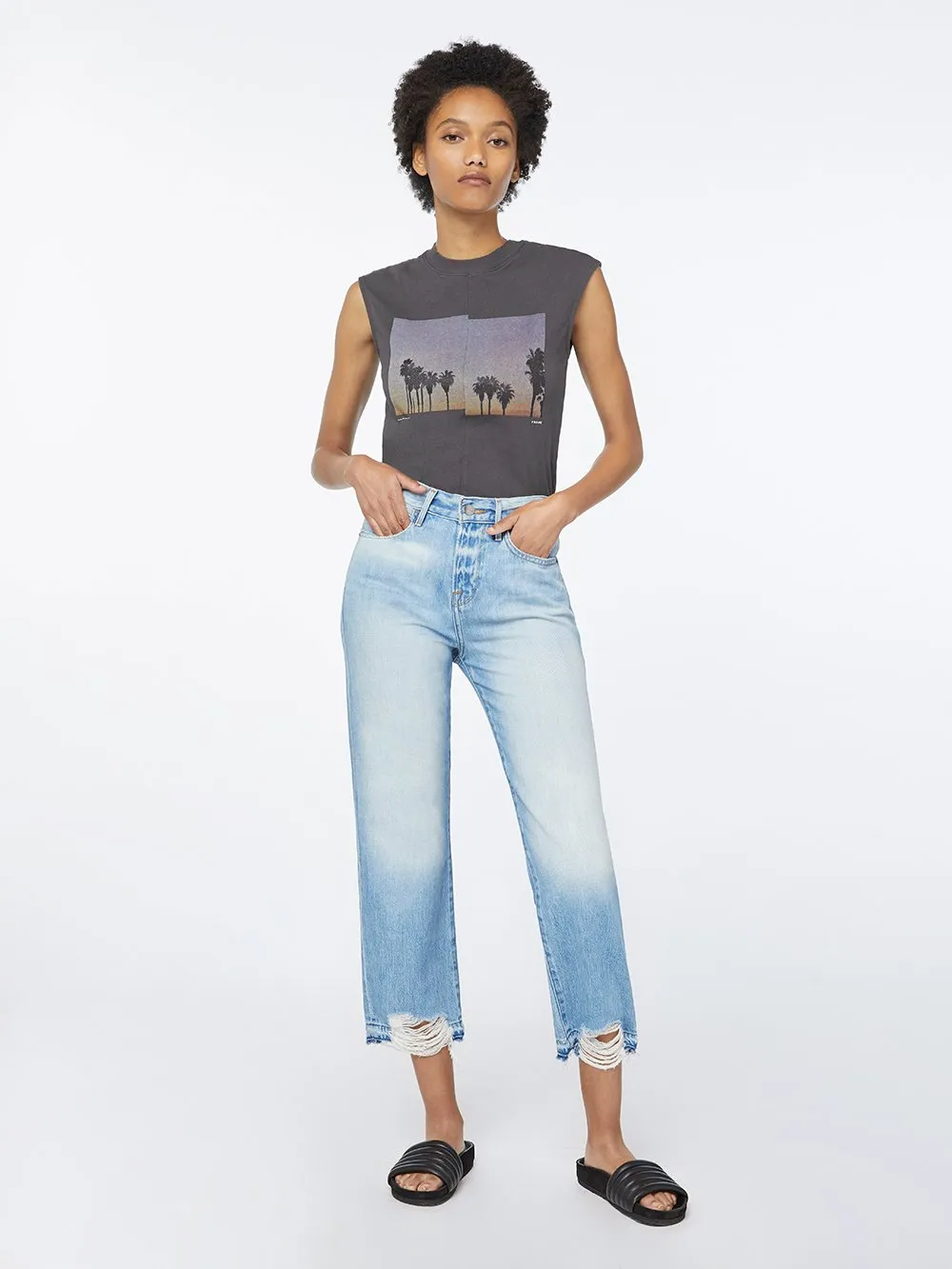Le Hollywood Crop Released Hem -- Fullerton