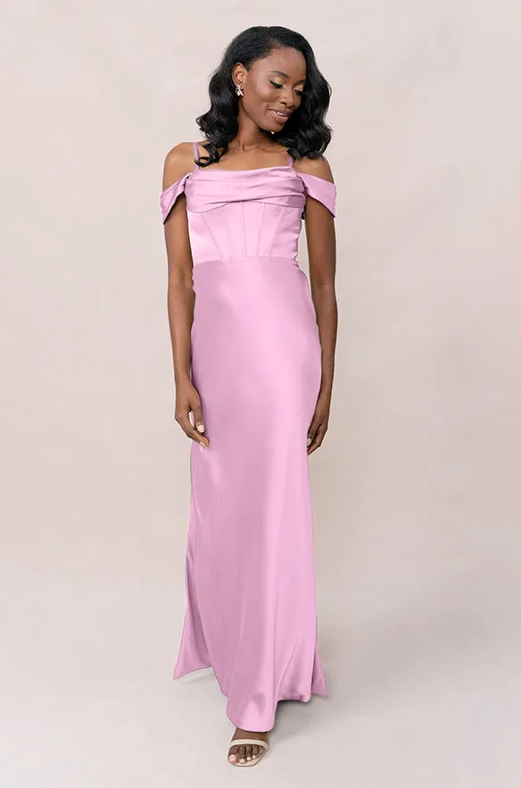 London Convertible Satin Dress | Made To Order