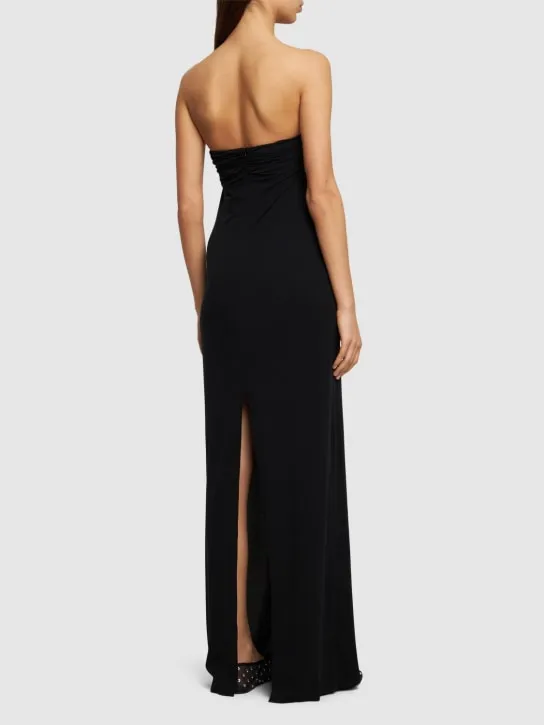 Magda Butrym   Draped jersey long dress 
