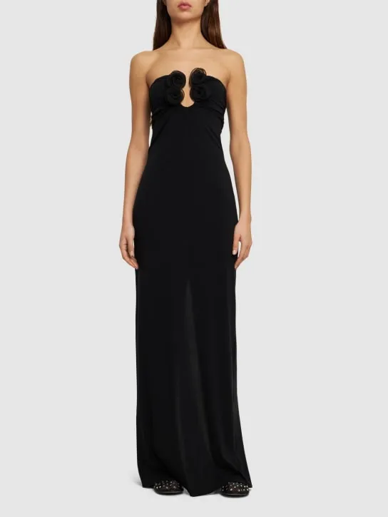 Magda Butrym   Draped jersey long dress 