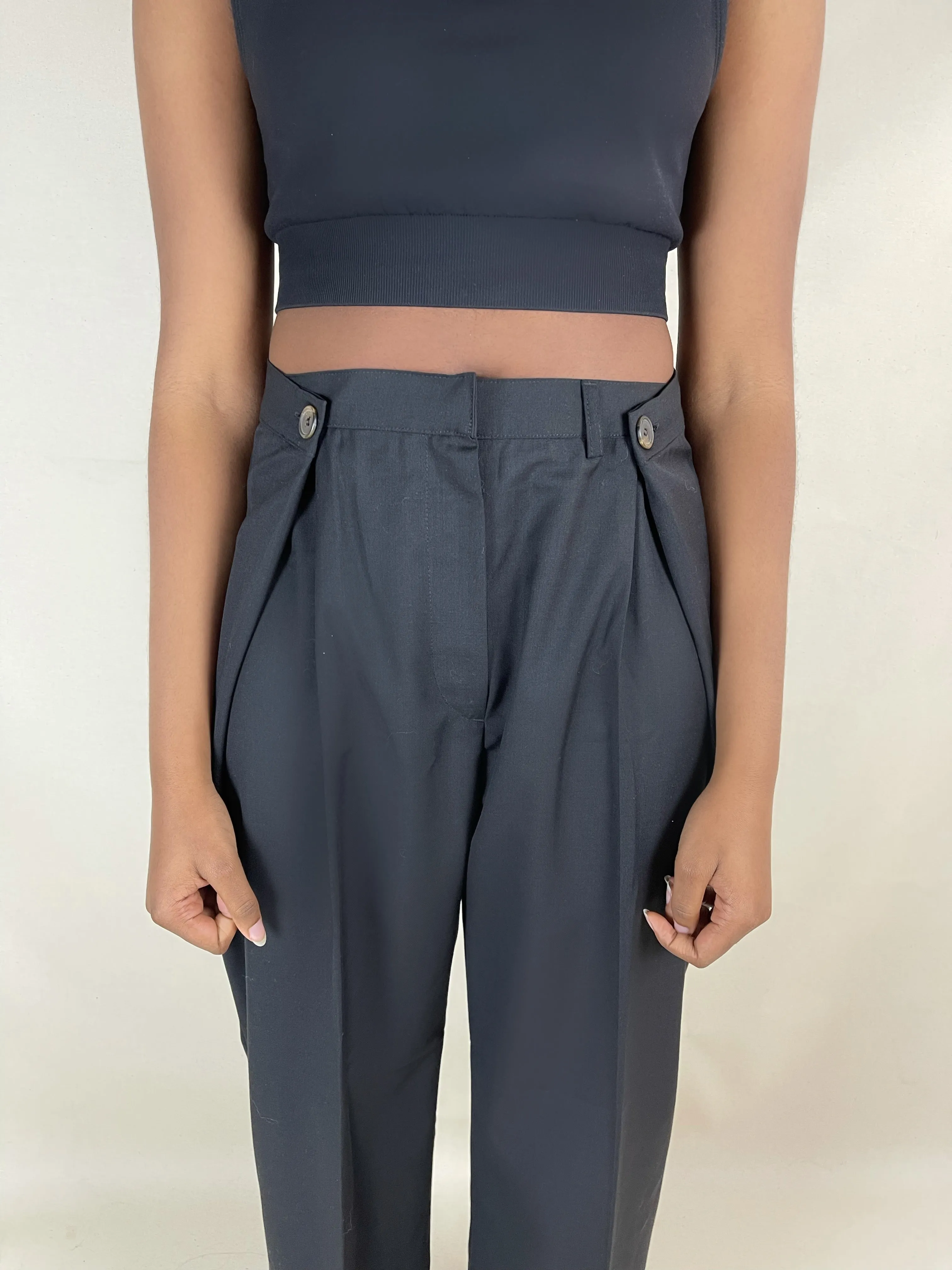 MAISON BEIGE PANTALON AJUSTABLE "LE NOIR"