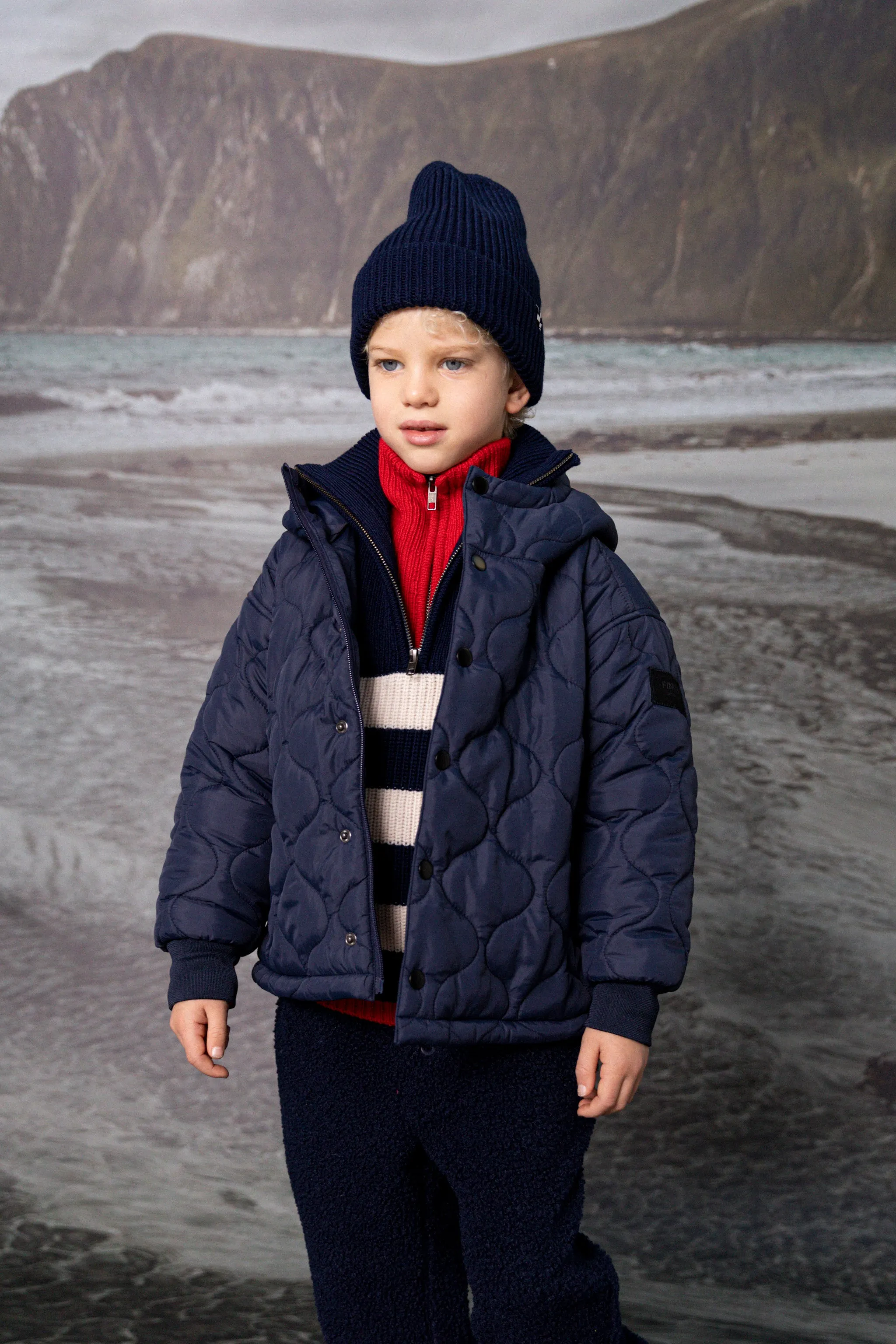 MALLEY Navy - Buttoned Jacket