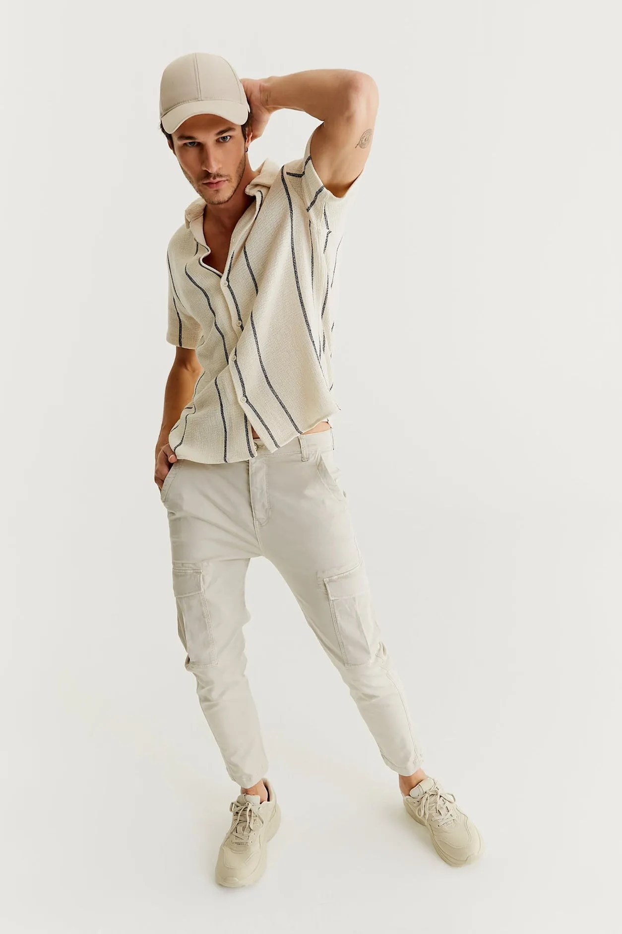 Matt Cargo Pants Stone