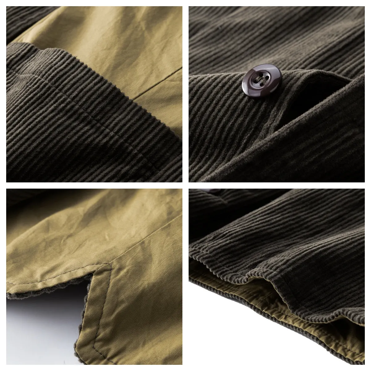 Men's 4-Pockets Corduroy Vest