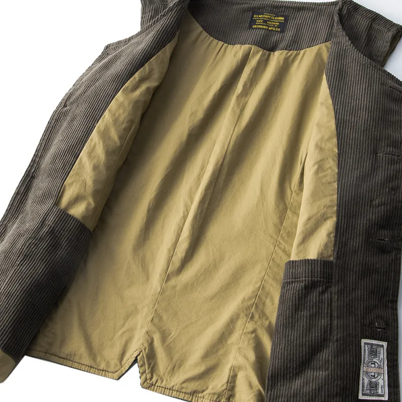 Men's 4-Pockets Corduroy Vest
