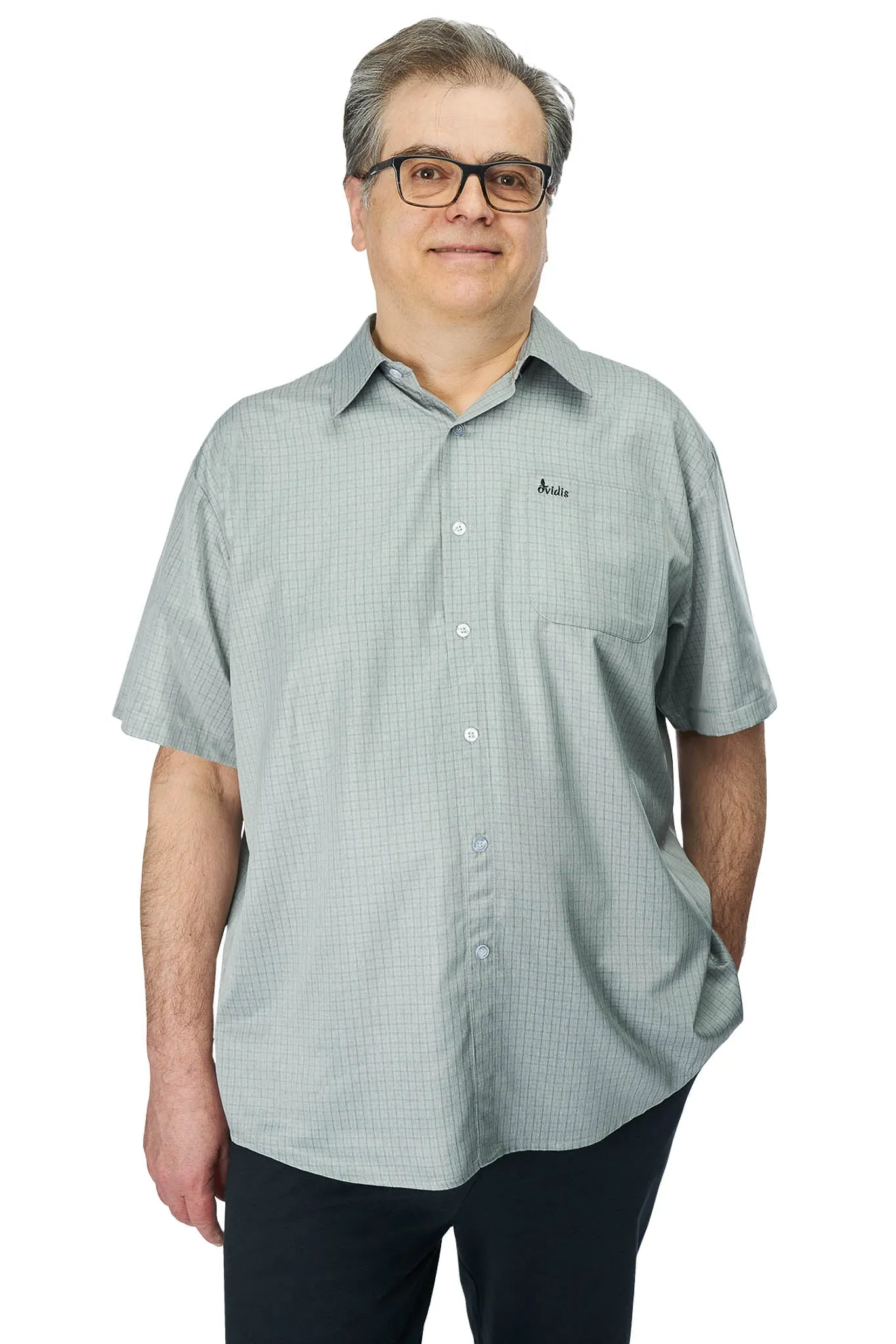 Men's Adaptive Dress Shirt for Seniors