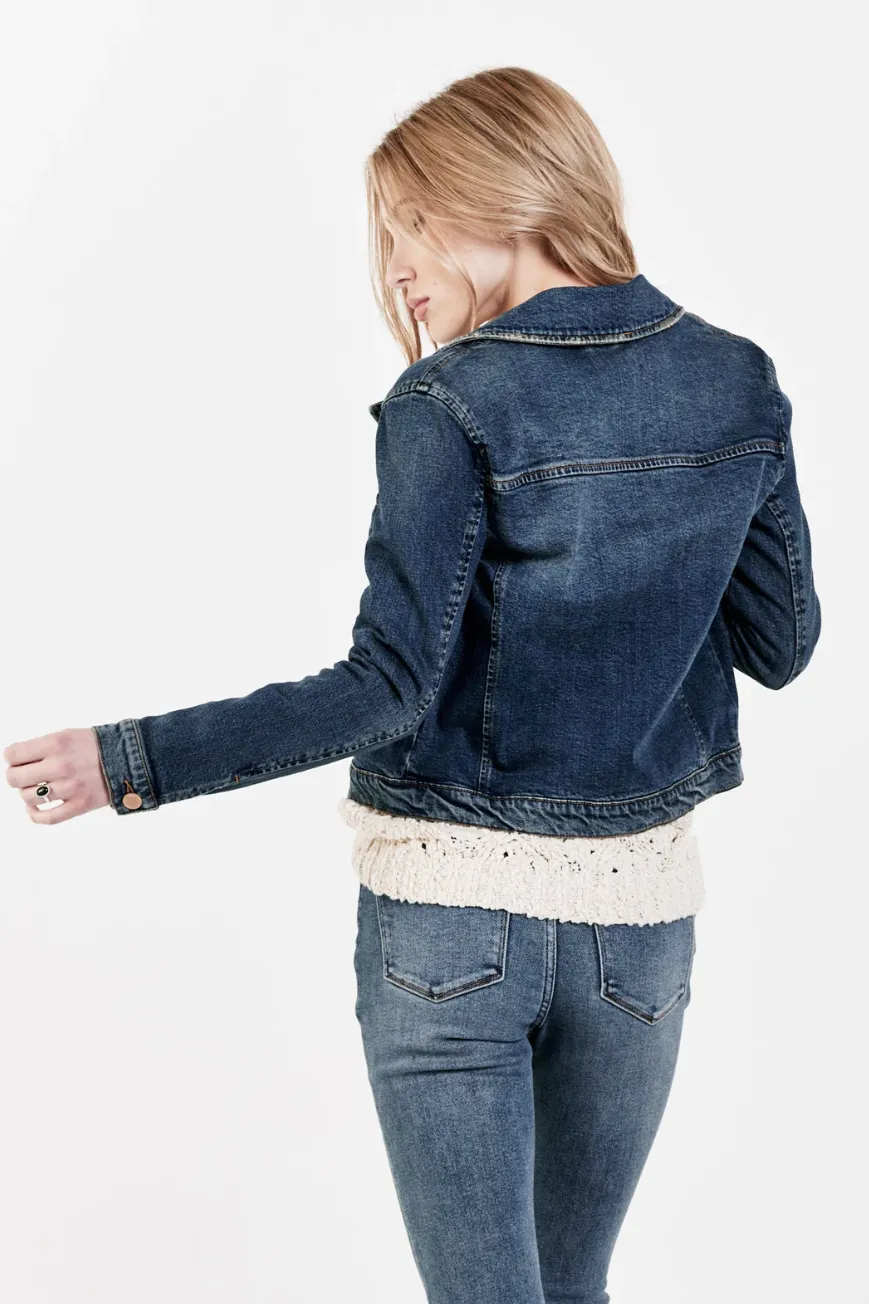 Nicole Denim Blazer Jacket