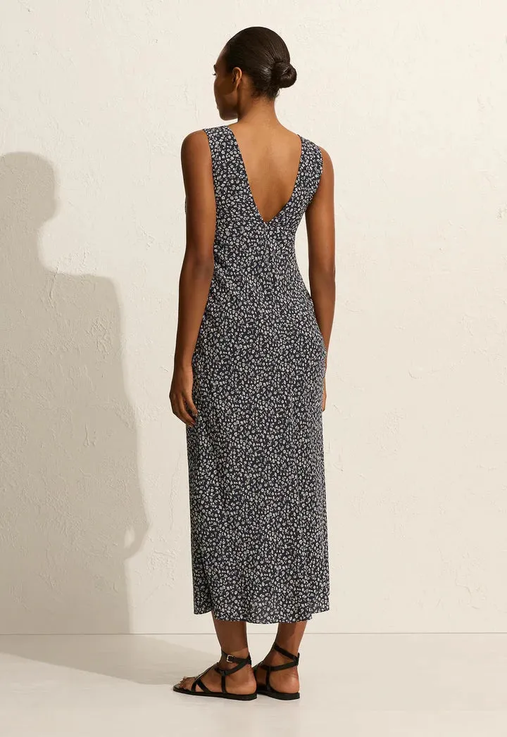 PLUNGE SLIP DRESS - DANDELION