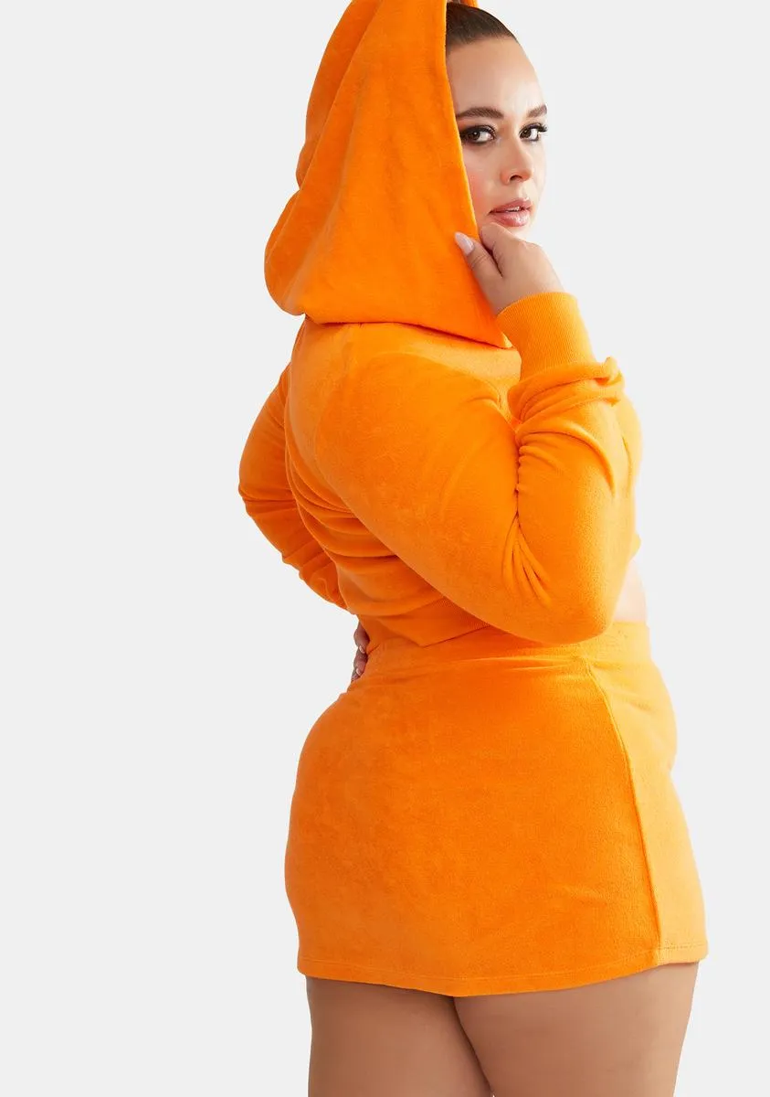 Plus Clear Communicator Terry Hoodie