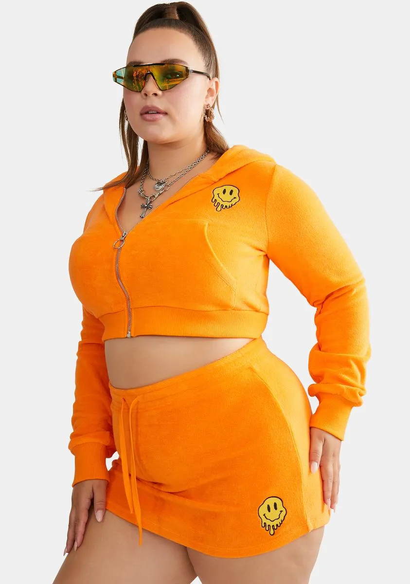 Plus Clear Communicator Terry Hoodie