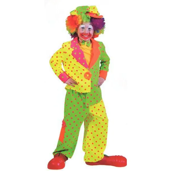 Pokey Dot Child Clown Costume for Boys