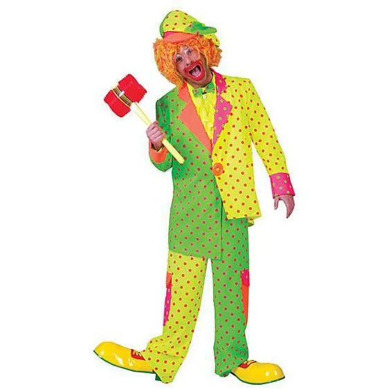 Pokey Dot Clown Costume for Men