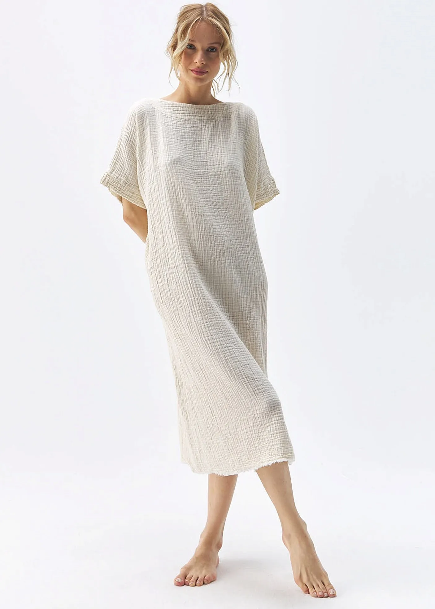 Pokoloko - Crinkle Balloon Dress