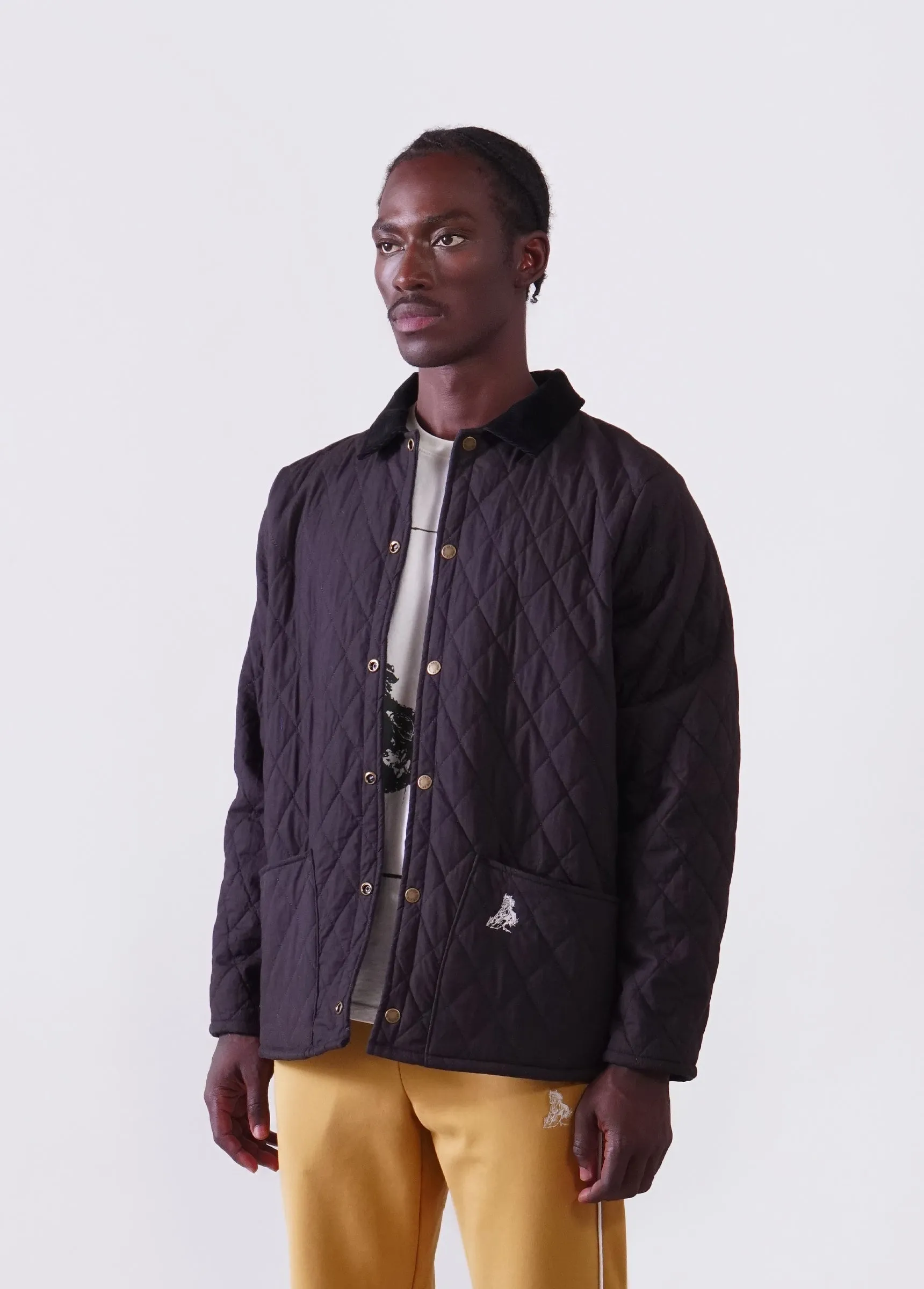 Quilted Jacket | Black