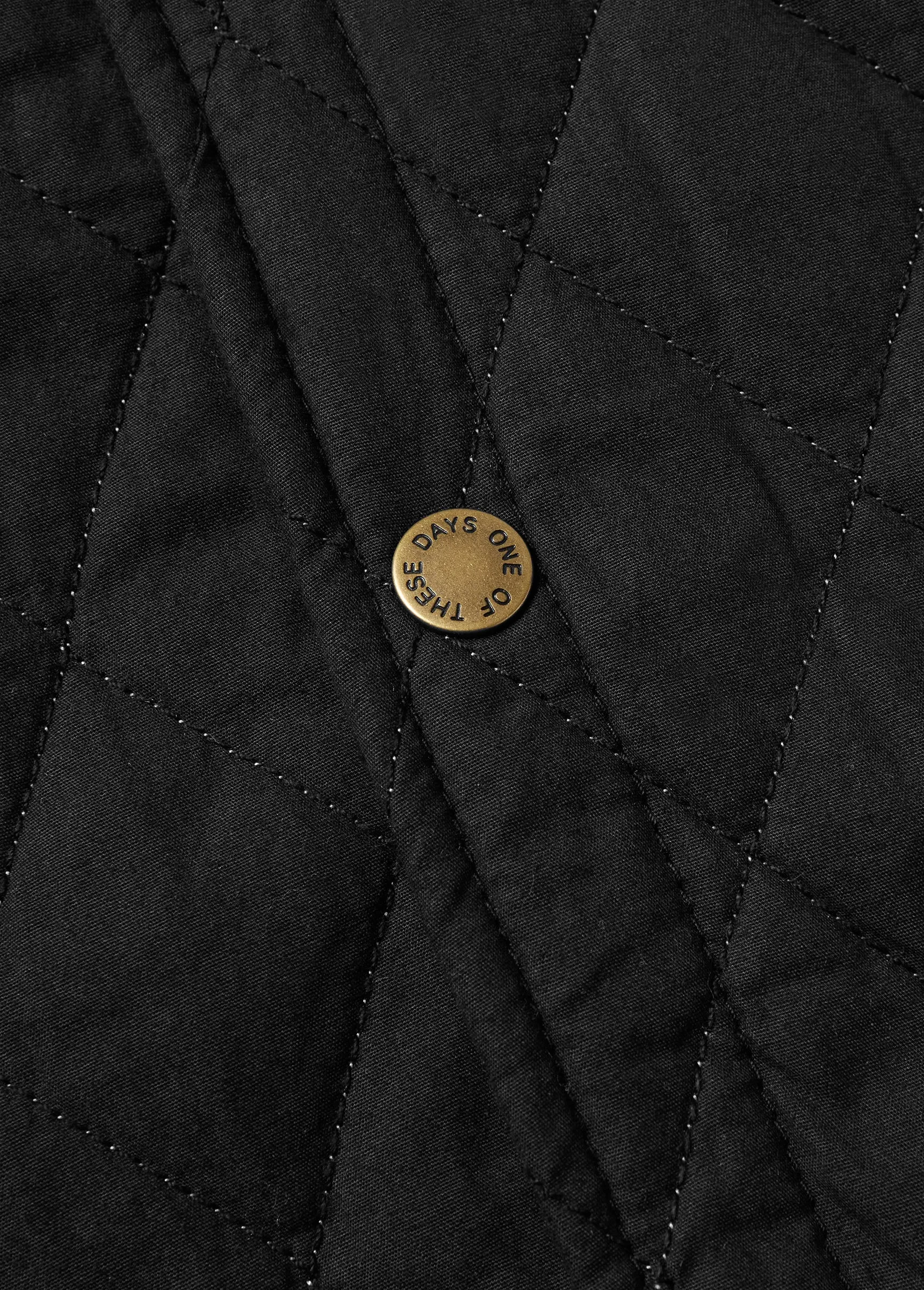 Quilted Jacket | Black