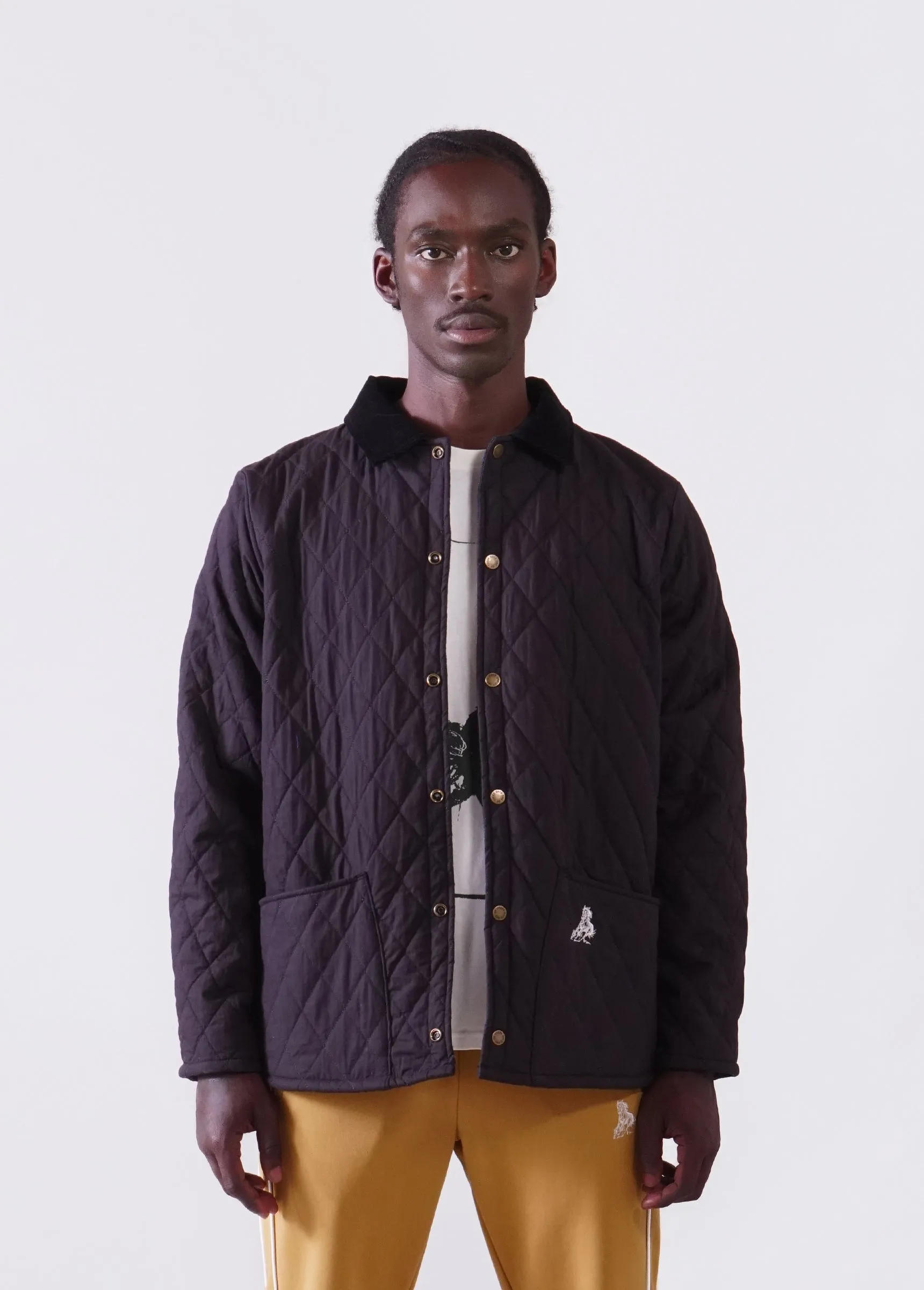 Quilted Jacket | Black