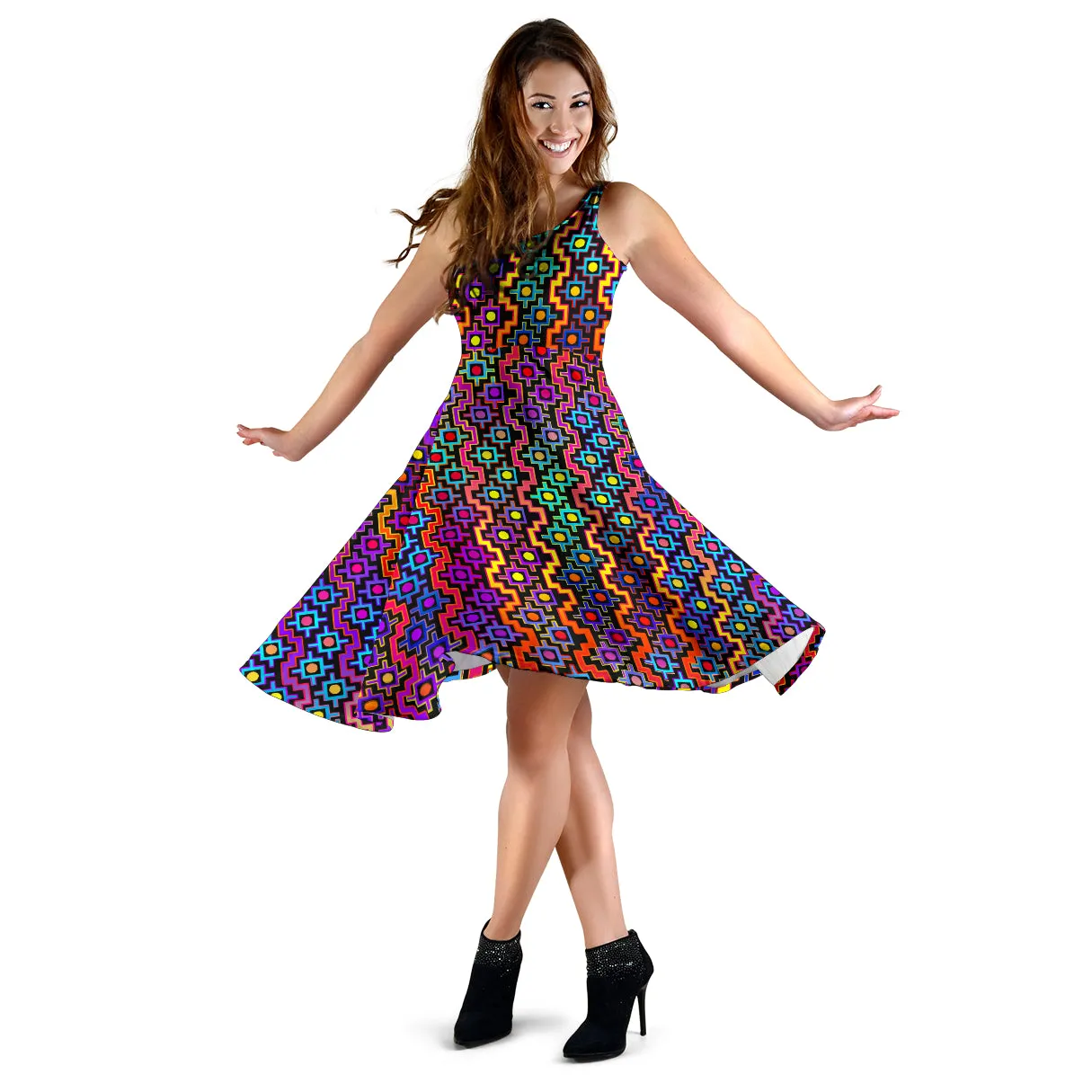 Rainbow Healing Women's Dress