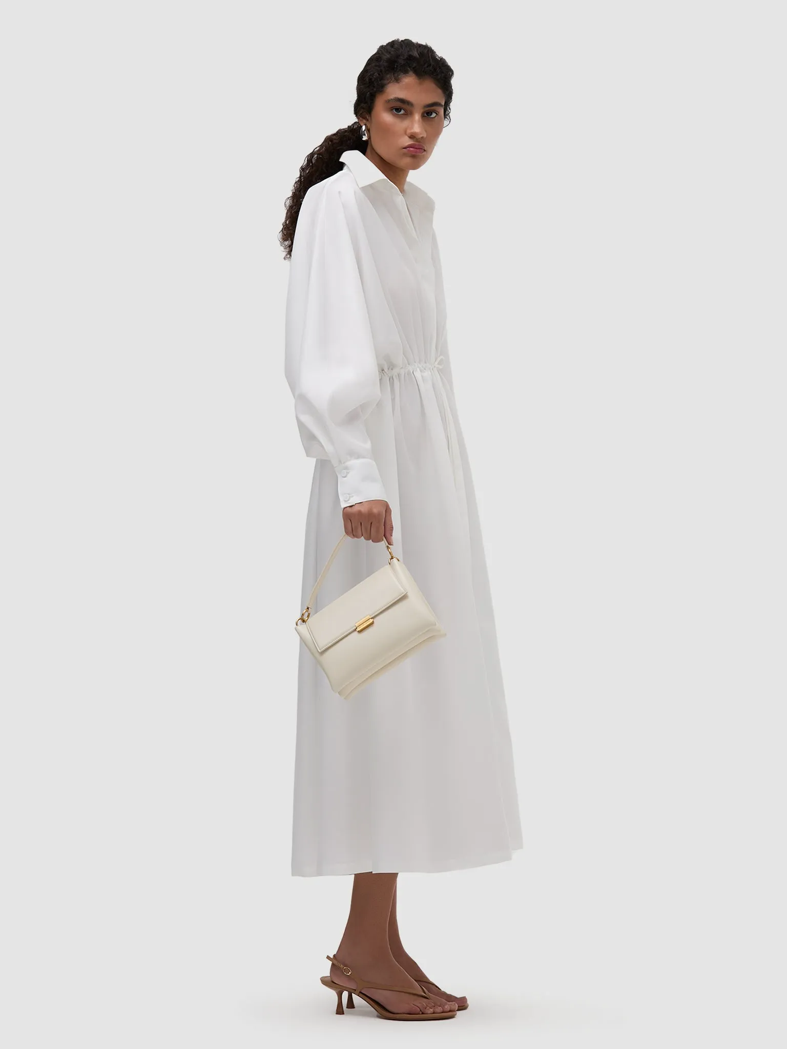 Ratna Shirt Dress - Off White