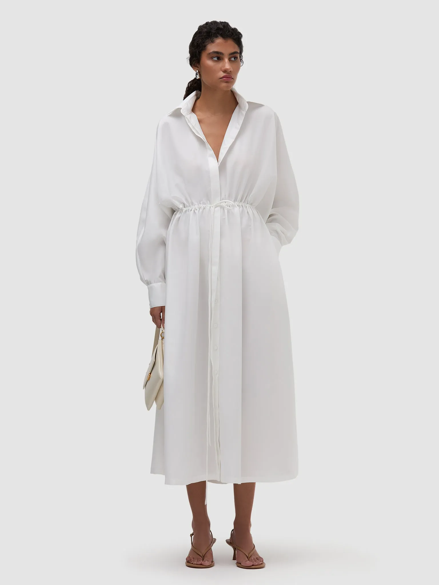 Ratna Shirt Dress - Off White