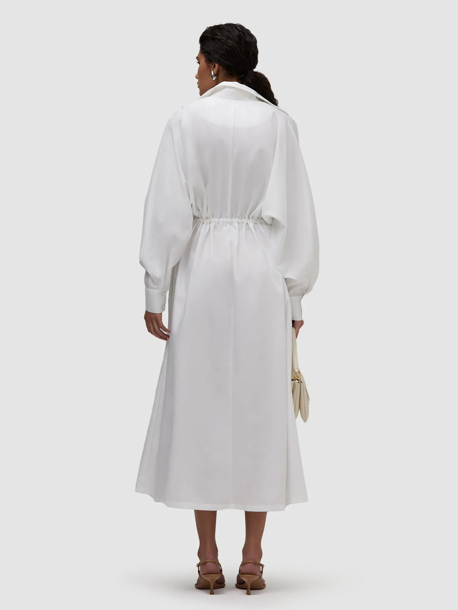 Ratna Shirt Dress - Off White