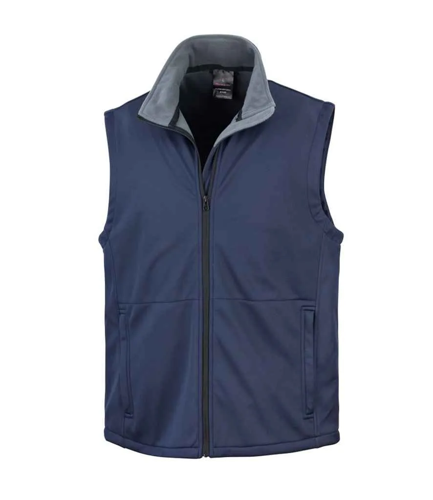 Result Core Soft Shell Bodywarmer | Navy