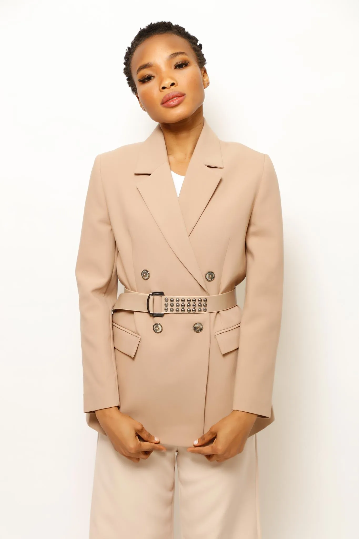 SEKET GAGA BELTED BLAZER