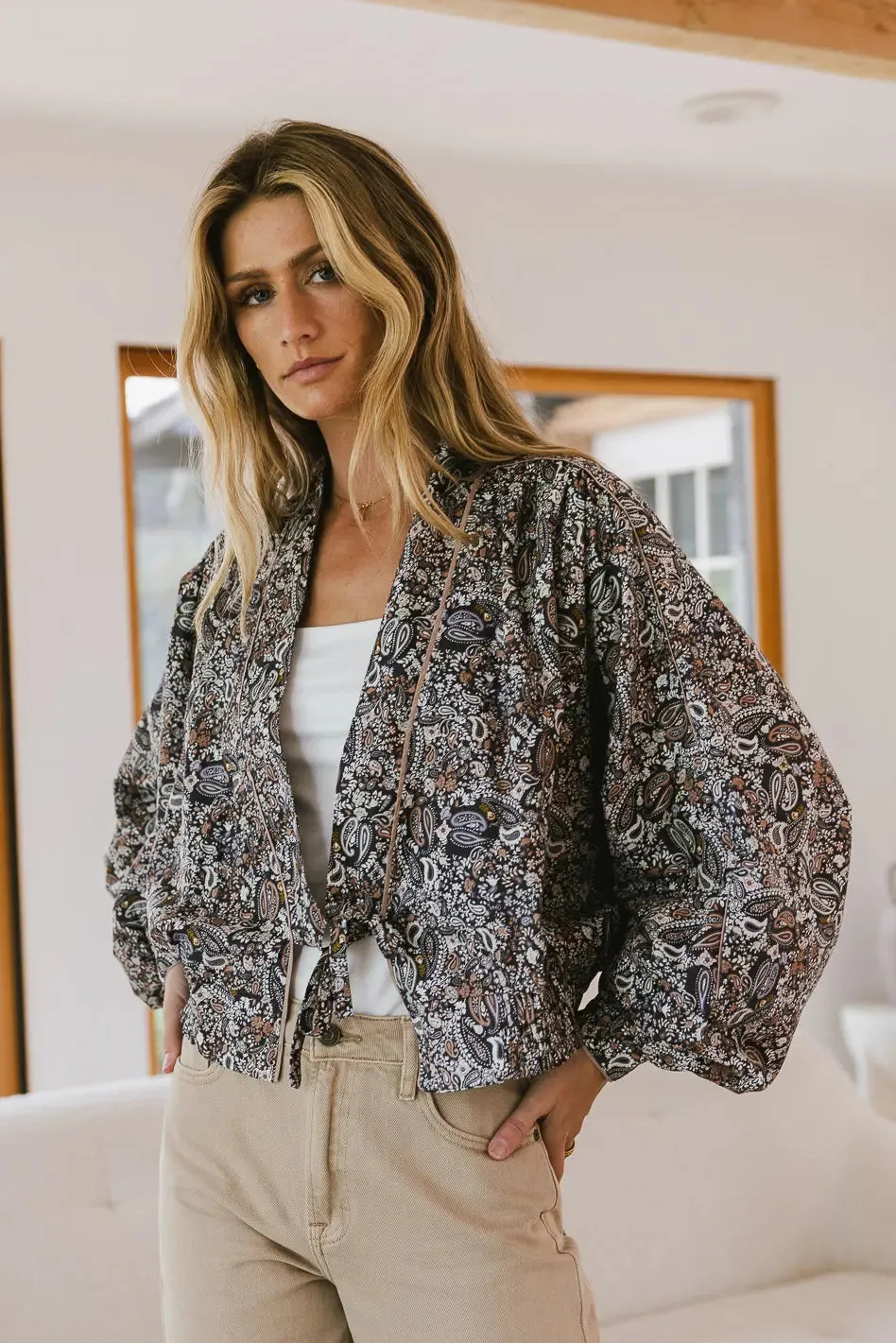 Shannon Paisley Jacket - FINAL SALE