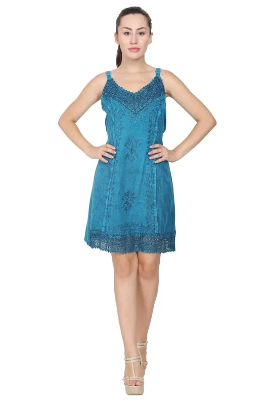 Sweet Lacy Tunic Mini Dress ~ Three Colors & Three sizes