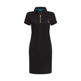 THE STAPLE POLO DRESS-BLACK
