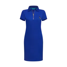 THE STAPLE POLO DRESS-ROYAL