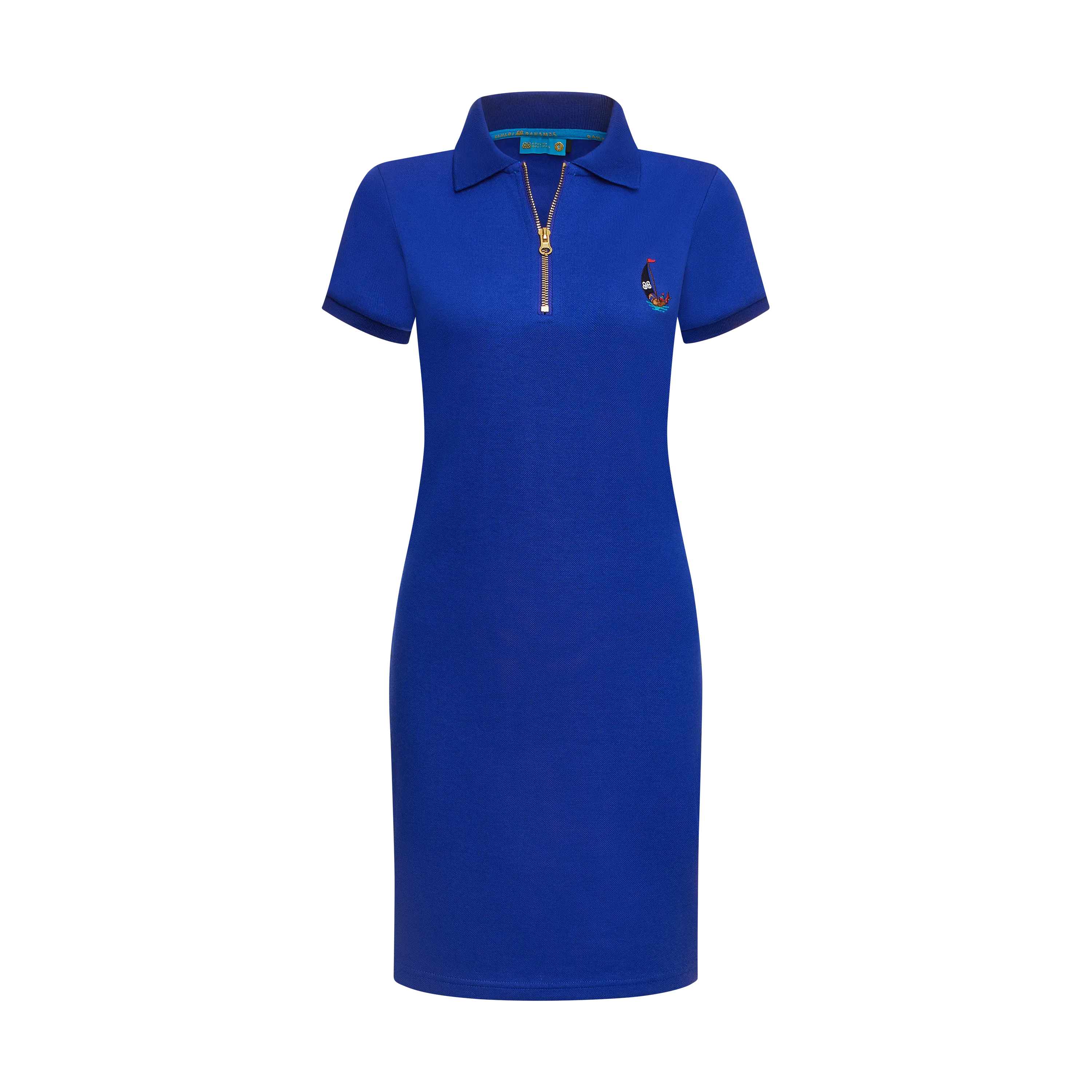 THE STAPLE POLO DRESS-ROYAL