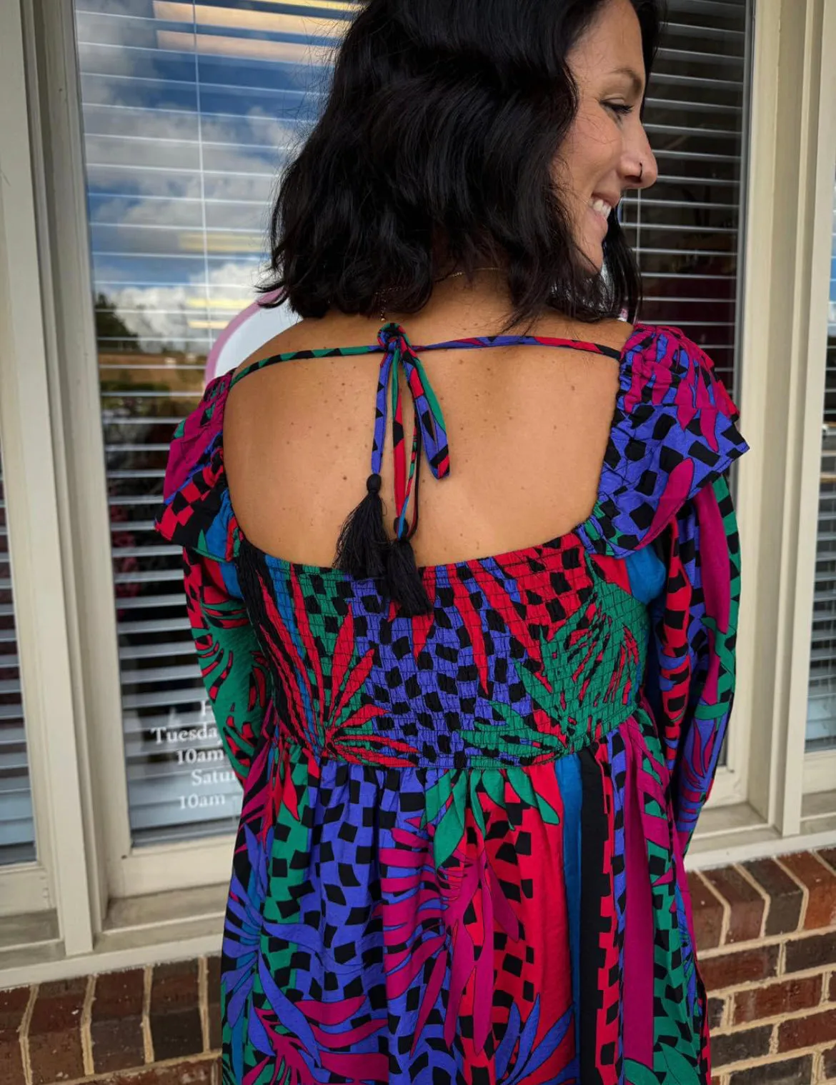 Tropical Babydoll Dress