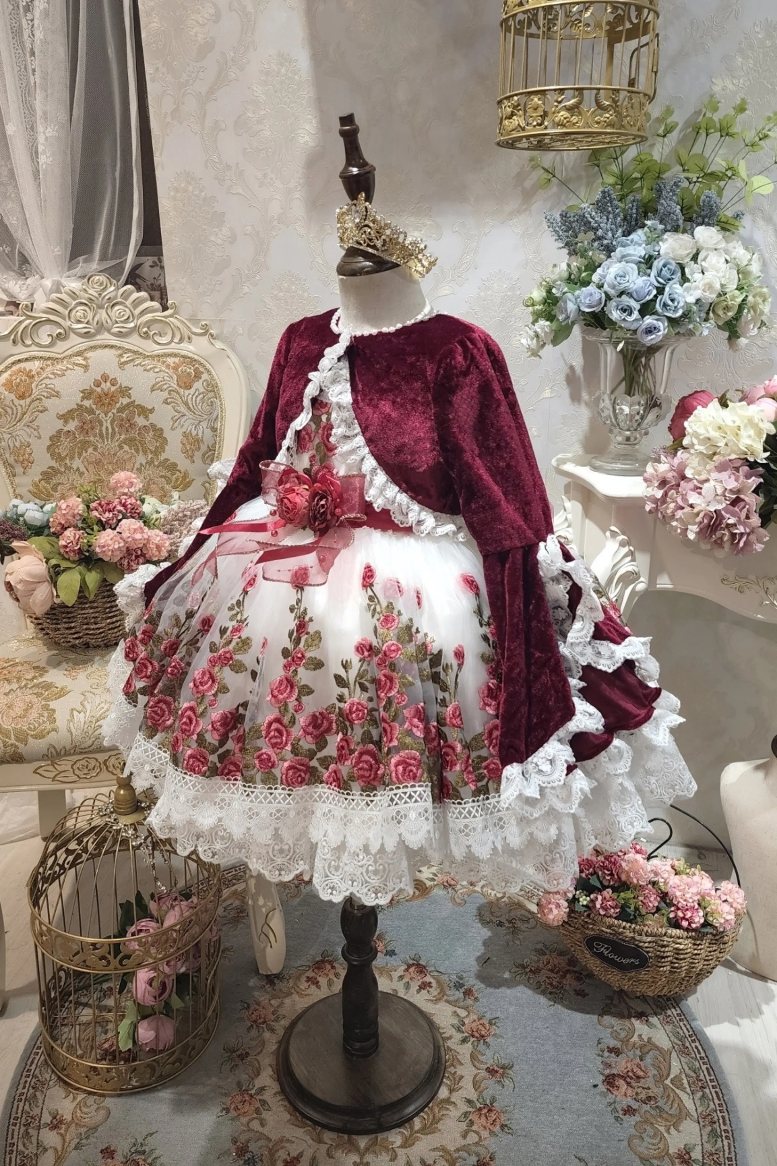 Tudor Rose Set (Dress   Jacket)