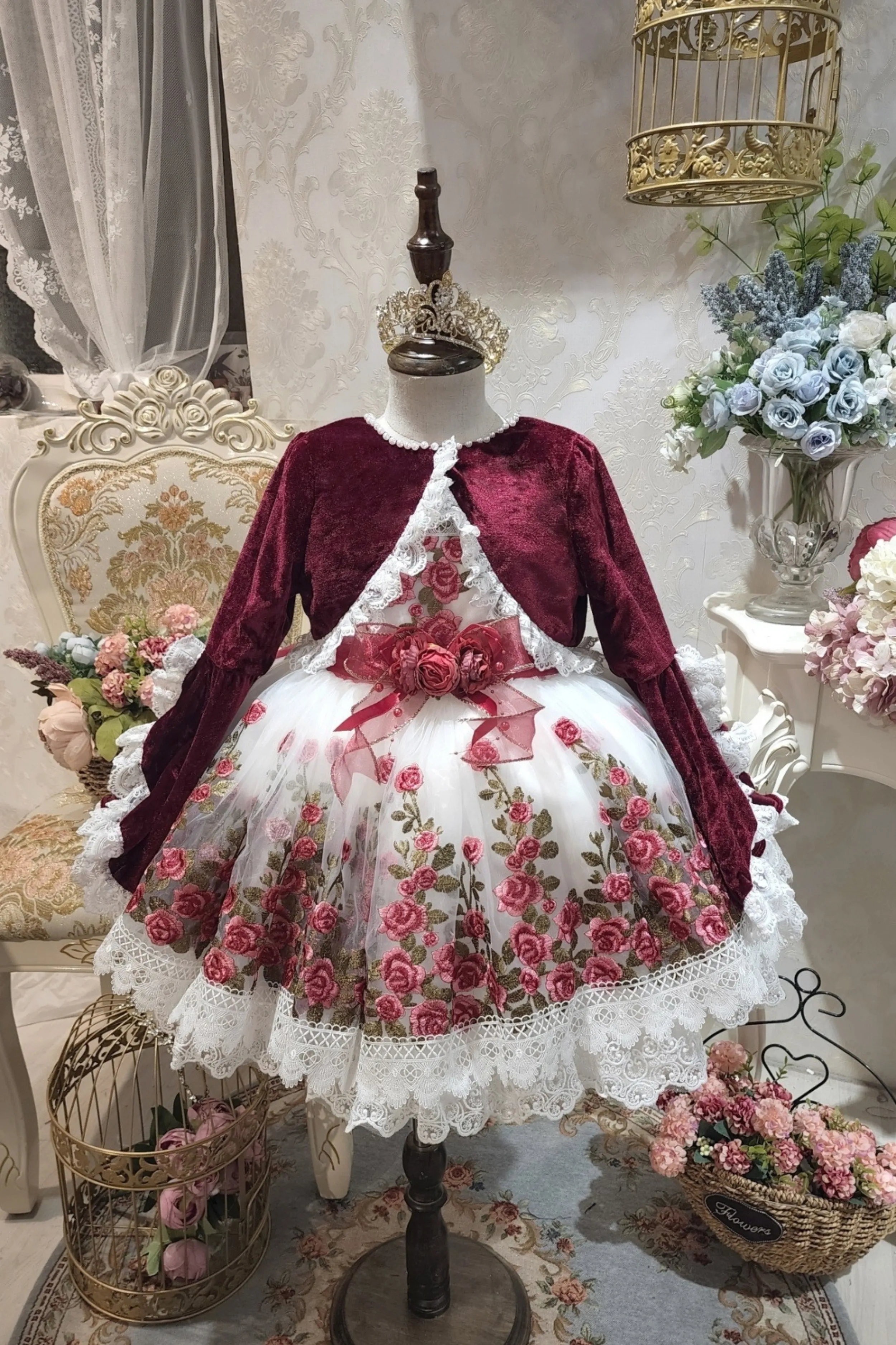 Tudor Rose Set (Dress   Jacket)