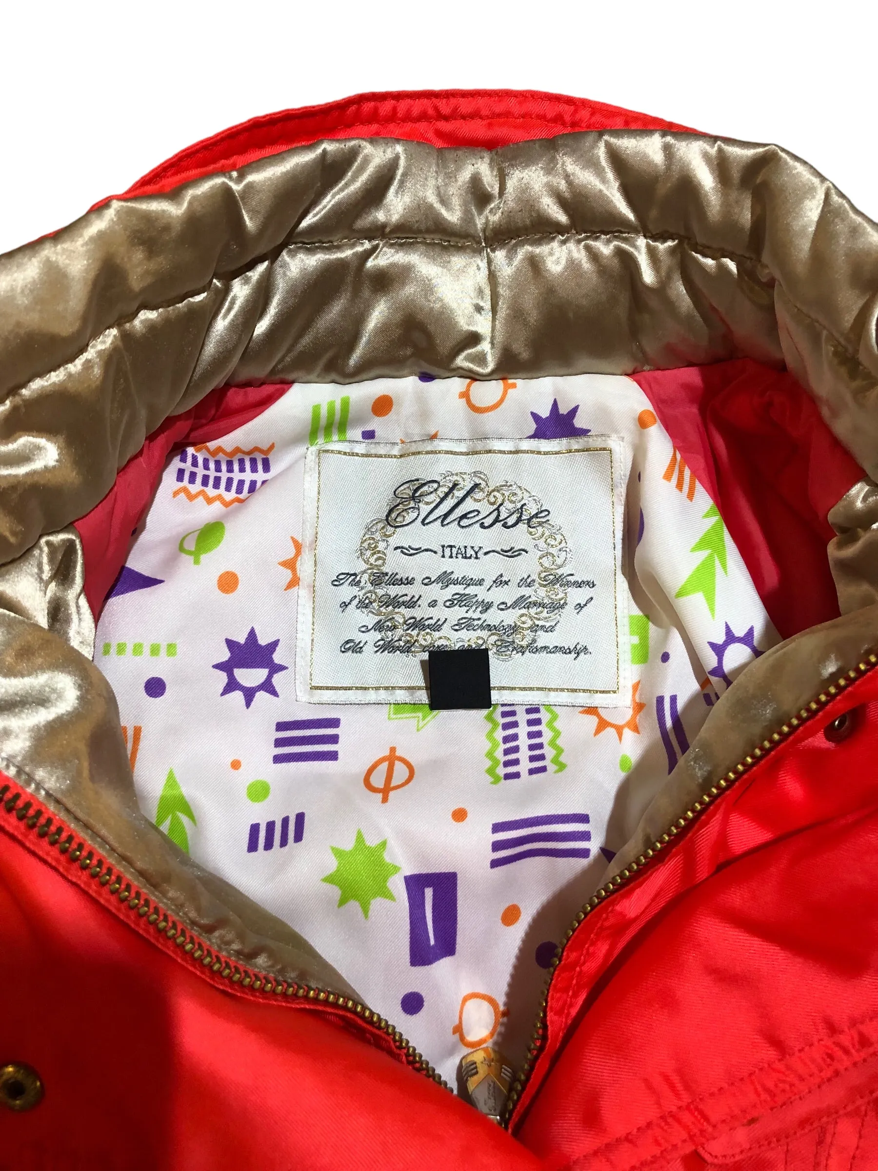 Vintage Ellesse Neon Red Jacket