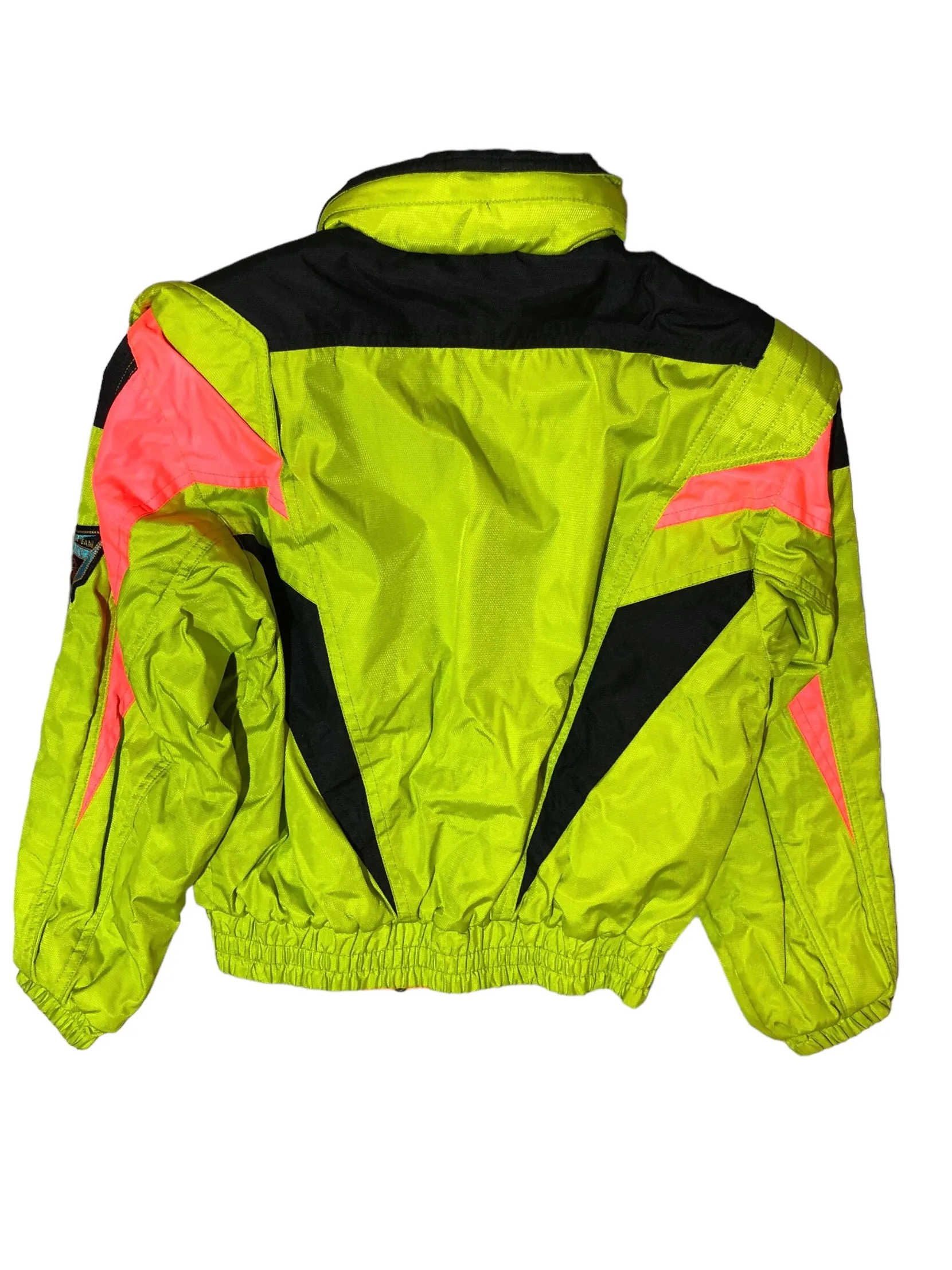 Vintage Fablice Neon Green Jacket