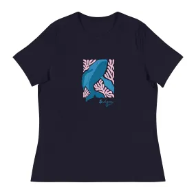 Wise Whale Women's Relaxed Tee ~ Seabreeze Soul